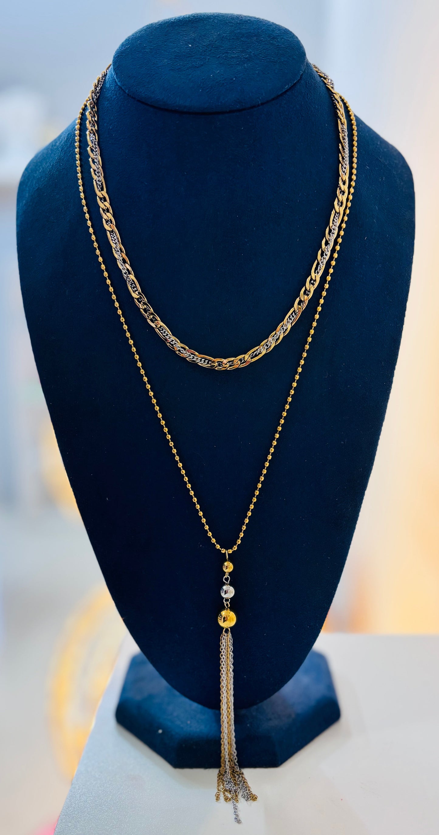 Collar Tassel Bicolor