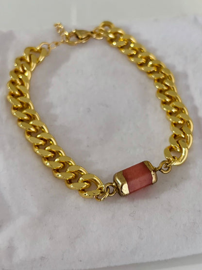 Pulsera Cadena Cuarzo