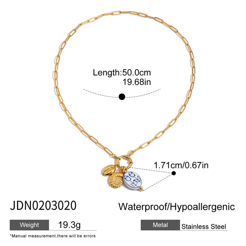 Collar Base Dorado Intercambiable