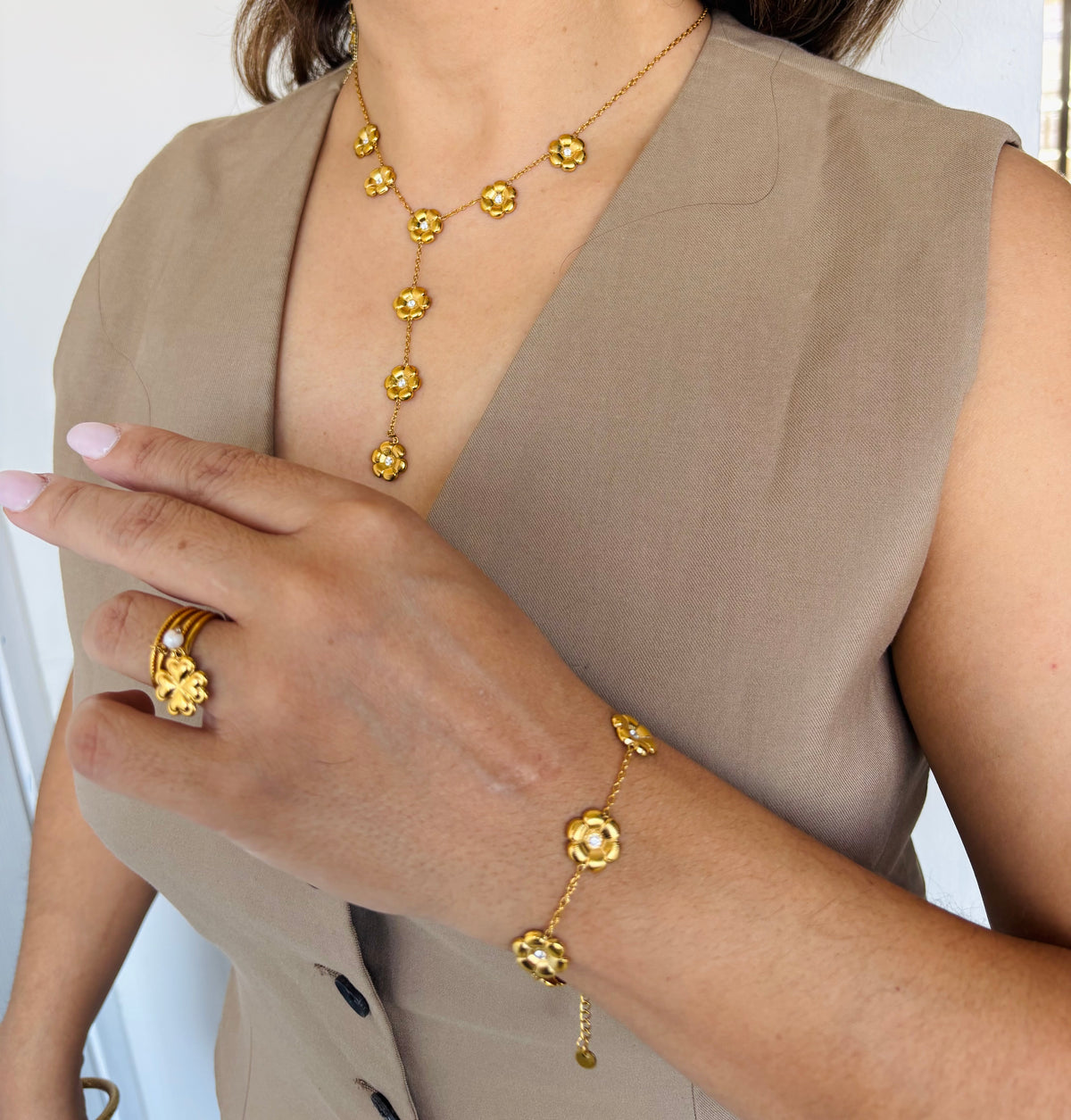 Collar Aurelia de acero inoxidable 316L, vista adicional 3