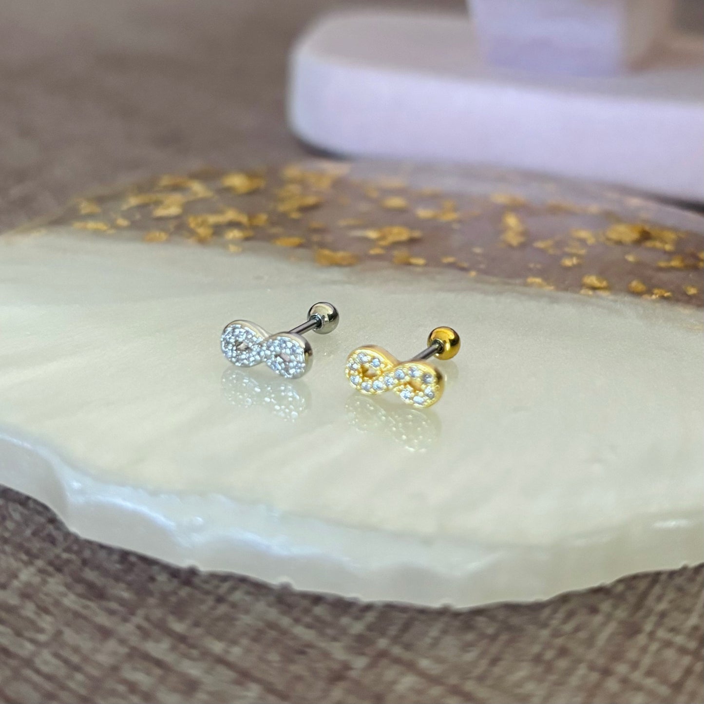 Piercing Infinto Plateado