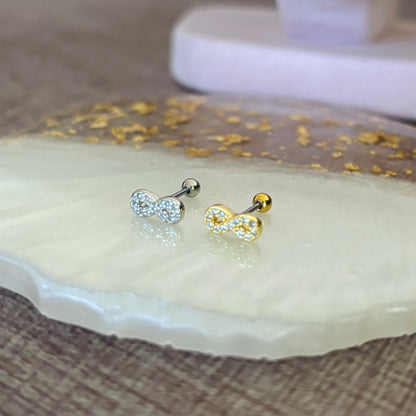Piercing Infinto Plateado