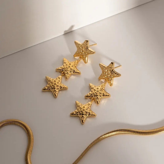 Arete Estrella Rubí