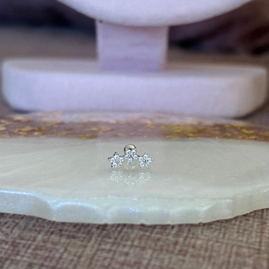 Piercing Estrella Plateado