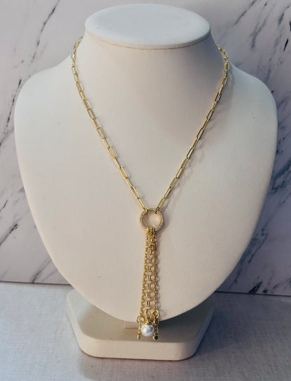 Collar Chapa de Oro 18k Mayoreo