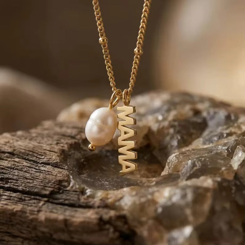 Collar MAMA con Perla