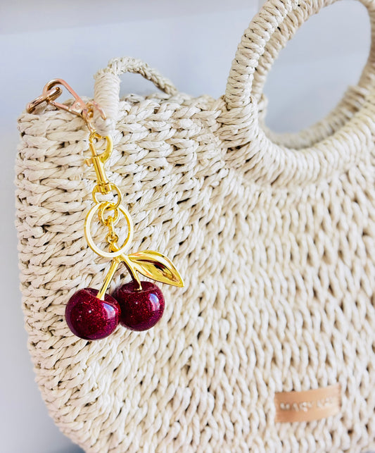 Llavero Cereza  Mayoreo, diseño duradero y sofisticado — E|B Jewels.