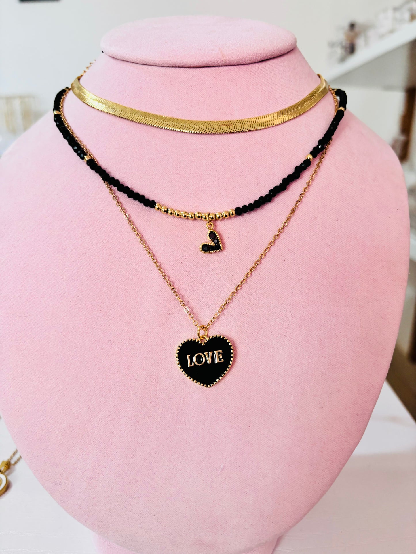 CHOCKER CORAZÓN NEGRO