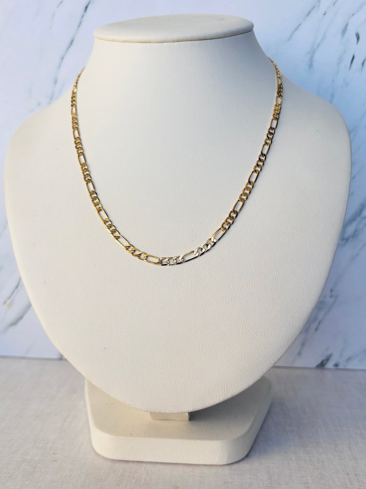 CADENA TIPO CARTIER CHAPA DE ORO18K MAYOREO
