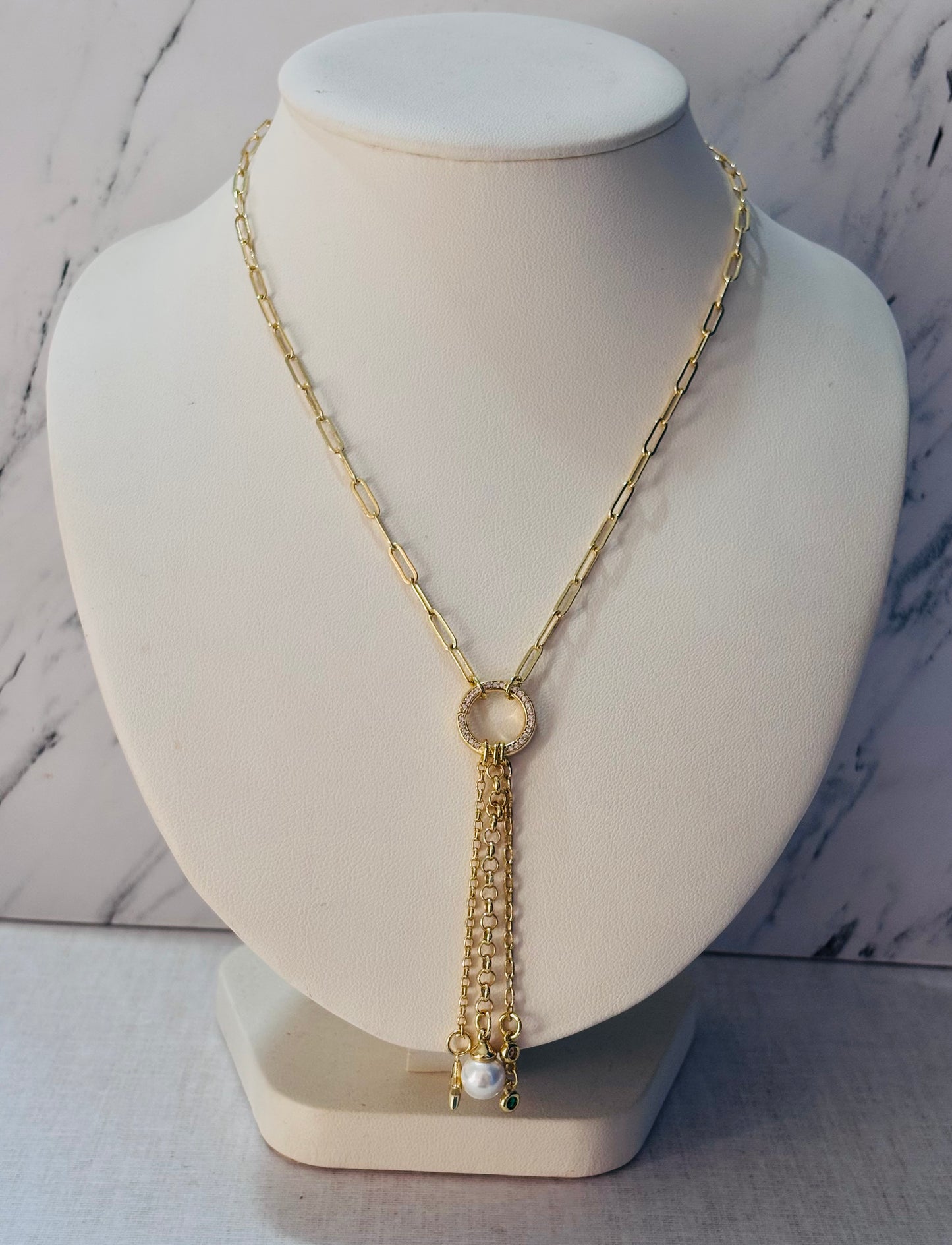 Collar Chapa de Oro 18k Mayoreo