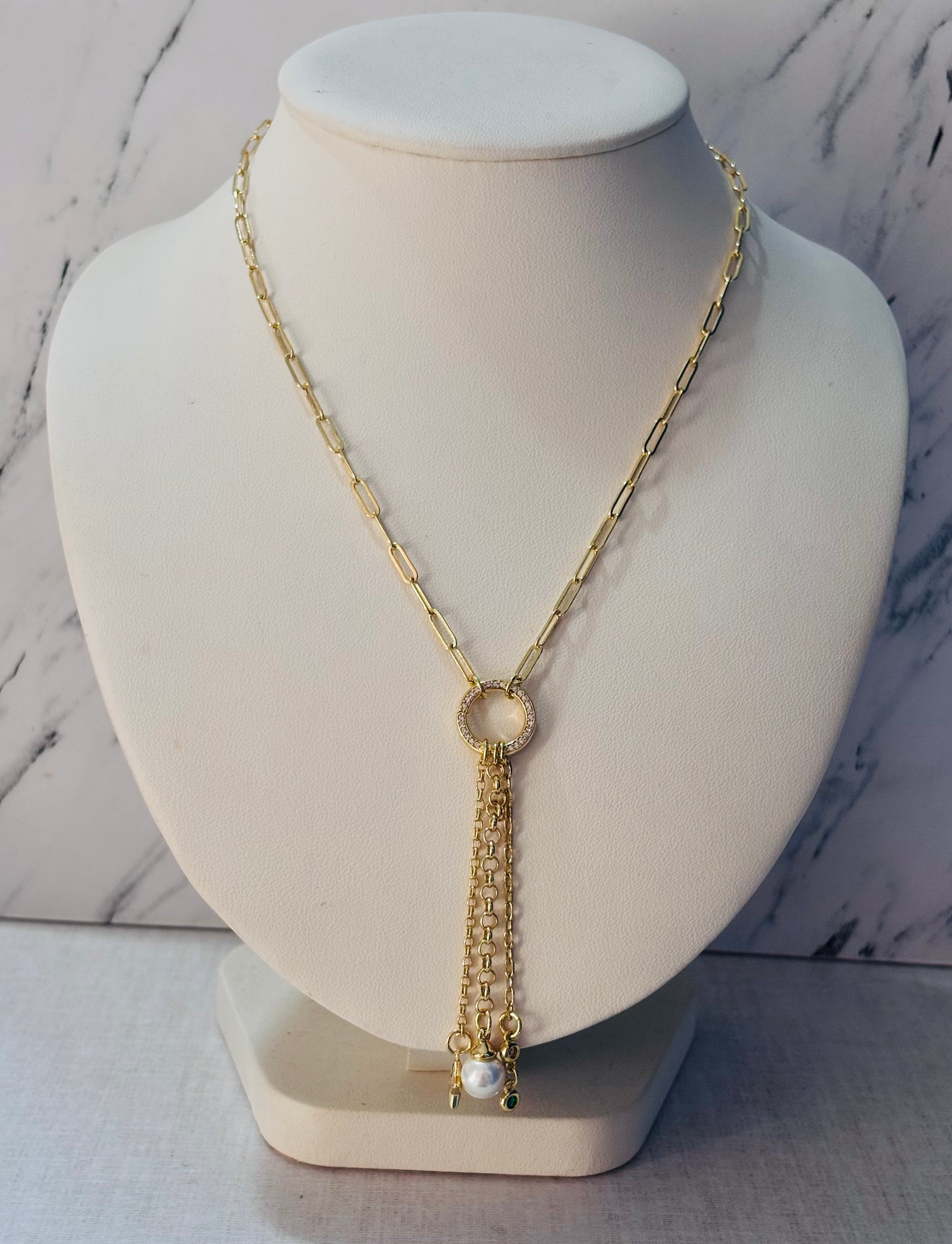 Collar Chapa de Oro 18k Mayoreo