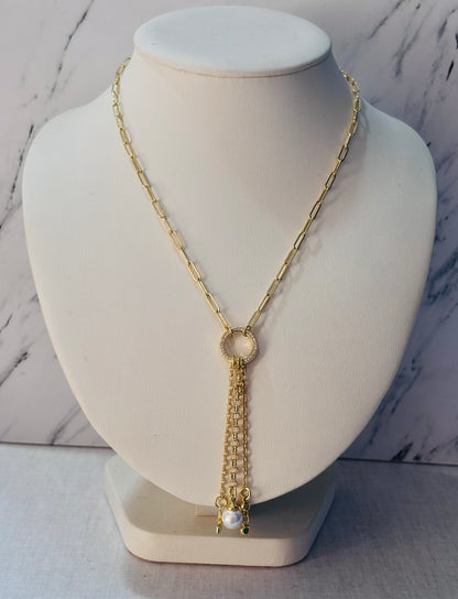 Collar Chapa de Oro 18k Mayoreo