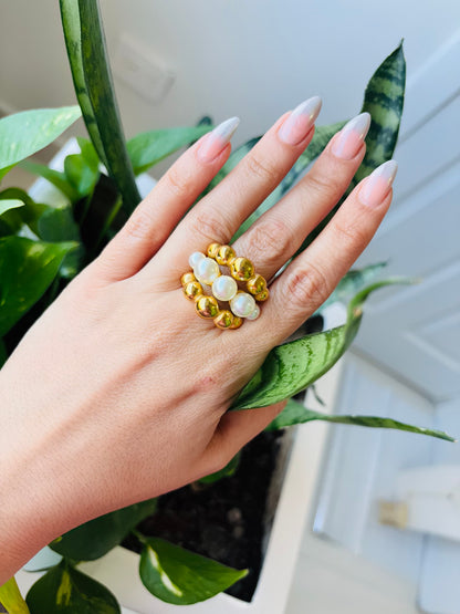 ANILLO ROS PEARL