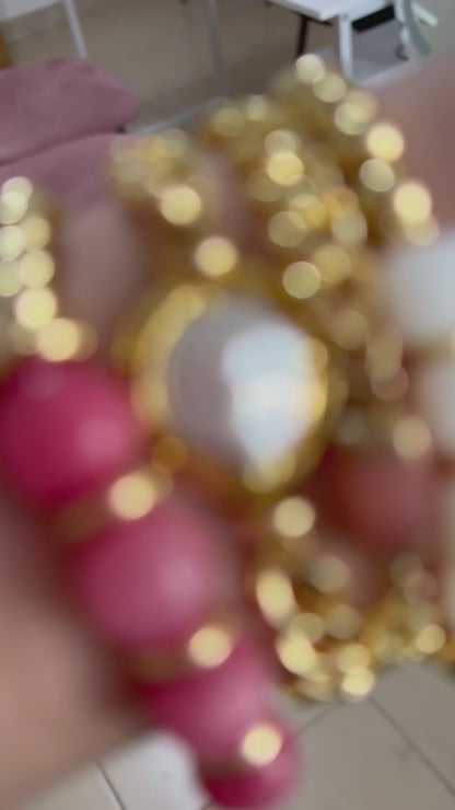 Anillo brillo rosa